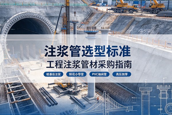 盐池注浆管选型标准