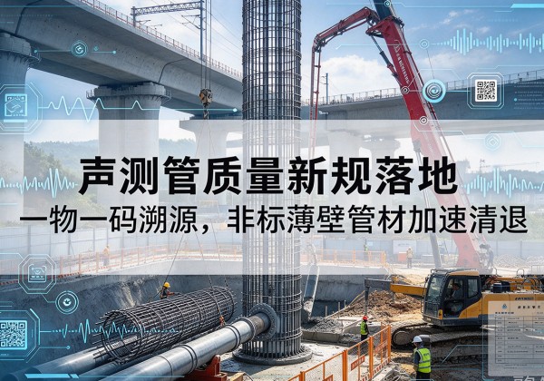 盐池声测管质量新规落地，一物一码溯源，非标薄壁管材加速清退