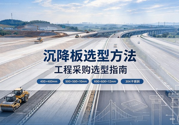 盐池沉降板选择方法